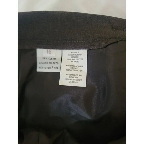 Jones New York NWT Womens pencil skirt, Size 16 Monaco Mink Brown 1 Piece Only - Picture 3 of 7